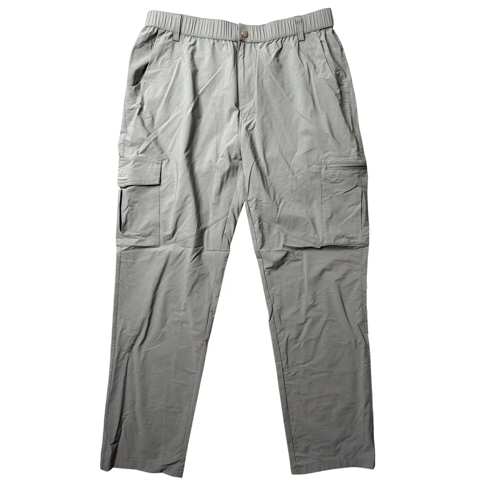 Outdoor Sports Cargo Pants Mens 33 YD0006 Blue Gray Stretch Lightweight Hiking